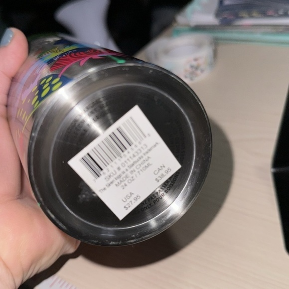 Starbuck Immersive Floral Stainless Steel Insulated Tumbler Cup 24oz New 2023 - Picture 4 of 4